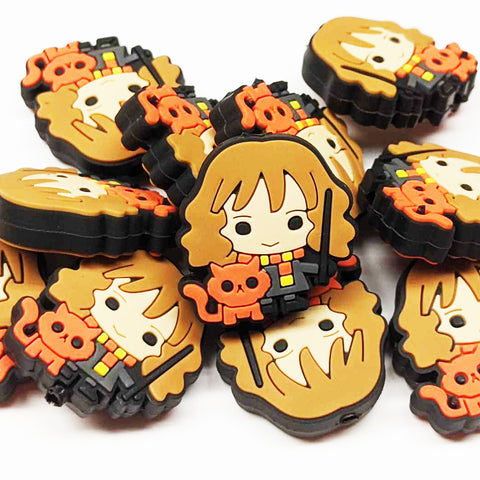 Hermione w/Cat Focal Bead