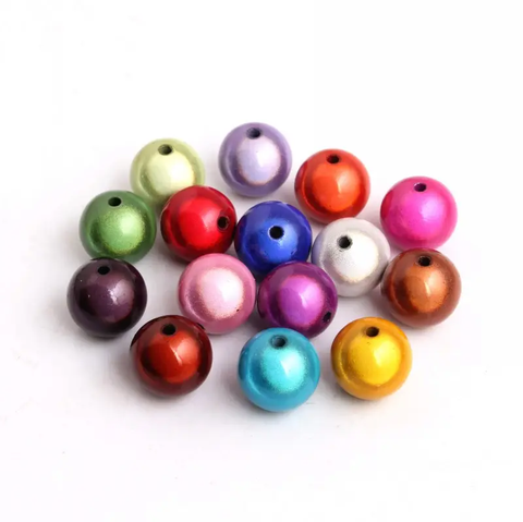 Bubblegum 20mm Bead Mix ~ Miracle Effect Smooth Round Mix