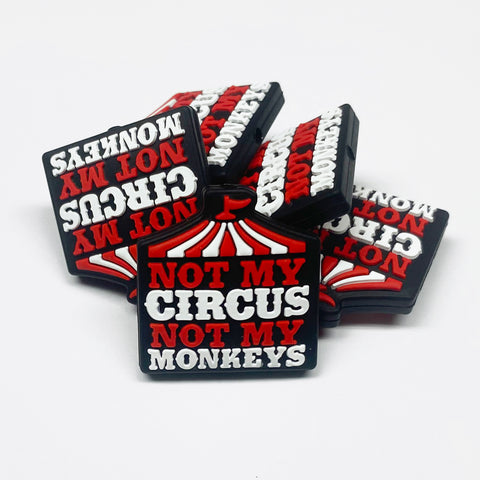 Not My Circus Silicone Focal Bead