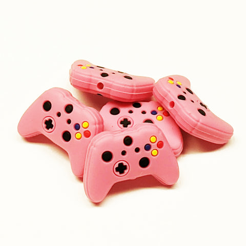 Gamer Controller ~ 4 Colors ~ Silicone Focal Bead