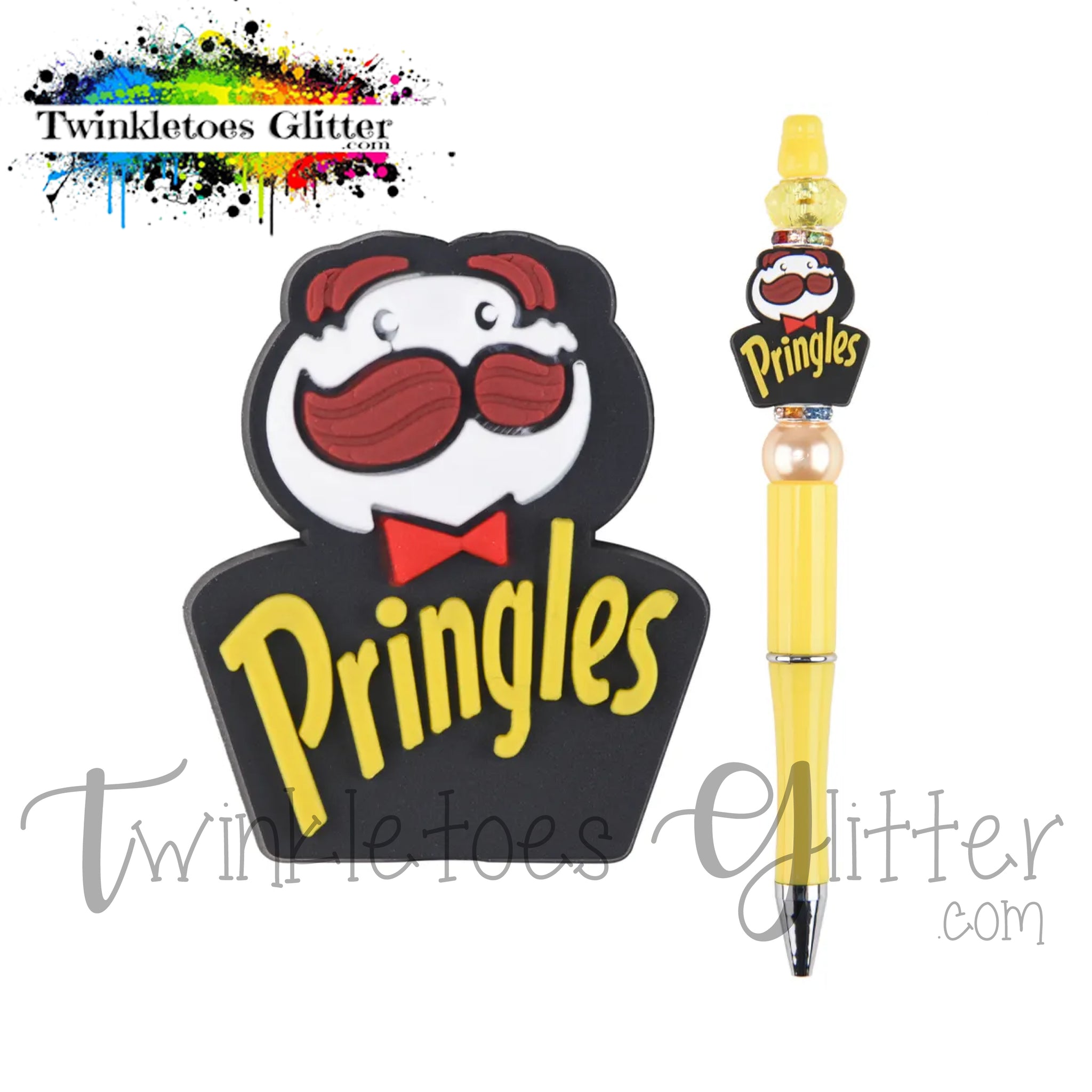 Pringles Focal Bead – Twinkletoes Glitter and More