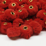 Fluffy Fuzzy Rondelle (Abacus) Spacer Beads ~ 10 colors