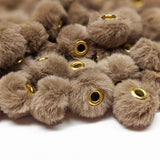 Fluffy Fuzzy Rondelle (Abacus) Spacer Beads ~ 10 colors