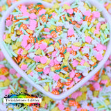 Spring Blend w/Tulips Polymer Clay Slices Mix