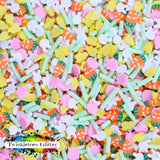 Spring Blend w/Tulips Polymer Clay Slices Mix