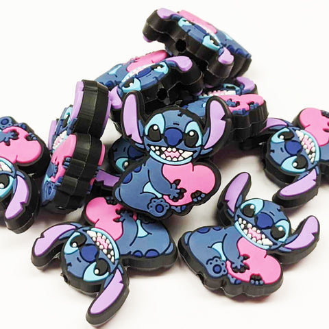 Stitch w/Heart Focal Bead