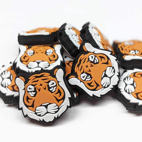 Tiger Head Focal Bead