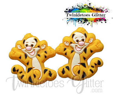 Tigger Silicone Focal Bead
