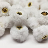 Fluffy Fuzzy Rondelle (Abacus) Spacer Beads ~ 10 colors