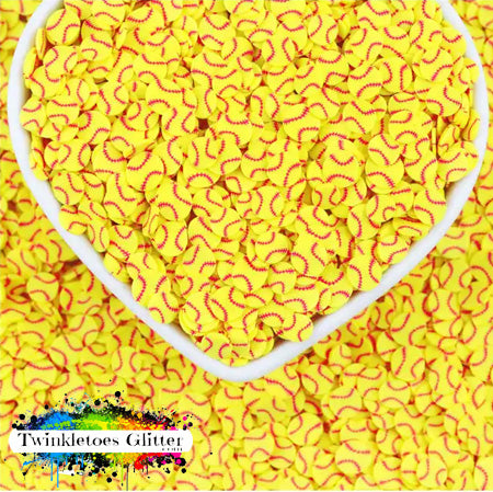 Yellow Flower Polymer Clay Slices – Twinkletoes Glitter and More