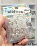 Half Round Pearls ~ 5 Sizes