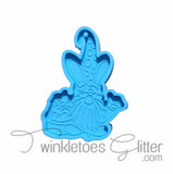 Easter Gnome Silicone Molds ~ Blue ~ 7 Styles