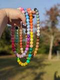 12mm Lentil Silicone Spacer Beads ~ Waterfall