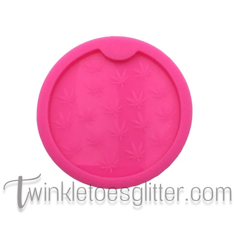 Car Coaster w/420 Leaves Silicone Mold
