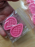 Teardrop Mermaid Scale Earrings Silicone Mold