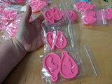Teardrop Indian Girl Earrings Silicone Mold