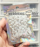 Half Round Pearls ~ 5 Sizes