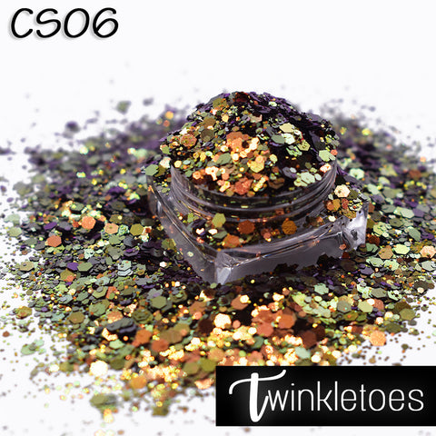 Color Shift Chunky Mix - Bronze Slag