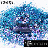 Color Shift Chunky Mix - Smurf Berry