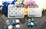 Beads Silicone Mold - Many Size and Shape Options