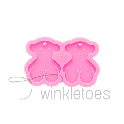 Teddy Bear Earrings Silicone Mold