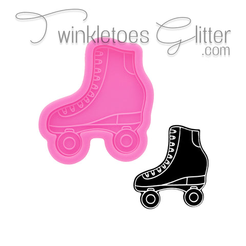 Roller Skate Grippy/Badge Reel No Hole Silicone Mold