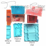 Sliding Lid Storage Box Silicone Mold