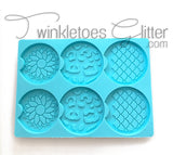 Car Coaster Palette Silicone Mold - 4 Designs