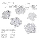 Clear Faux Ice ~ Irregular Nuggets ~ 5 Sizes