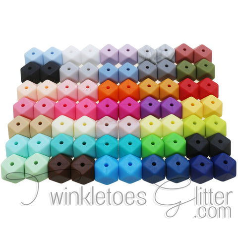 Silicone Beads ~ 20mm Rounds ~ 45+ colors – Twinkletoes Glitter and More