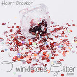 Heart Breaker Shape Glitter Mix