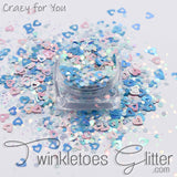 Crazy for You Shape Glitter Mix