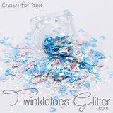 Crazy for You Shape Glitter Mix