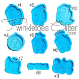 Among Us Keychain Silicone Molds ~ 9 Styles