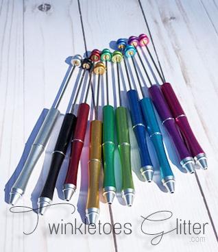 Metal Beadable Pens ~ 28 Colors! – Twinkletoes Glitter and More