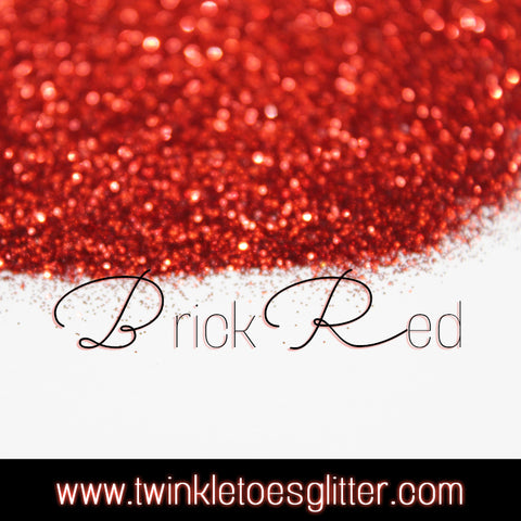 Brick Red - Ultra Fine Glitter - 1/128