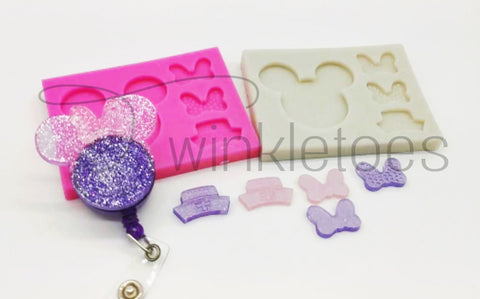 Mouse Ear Palette for Phone Grips and Badge Reels
