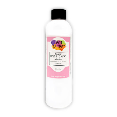 Art Glitter Designer Dries Clear Adhesive - 8oz.