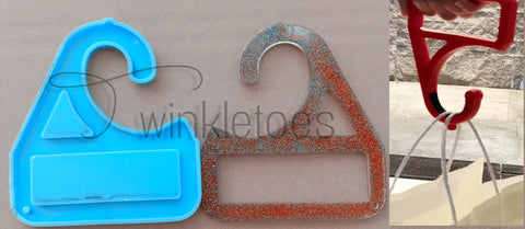 Large Size No Touch and Bag Holder Tool Silicone Mold