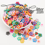Flower Polymer Clay Slices Mix