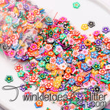 Flower Polymer Clay Slices Mix