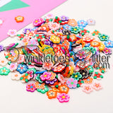Flower Polymer Clay Slices Mix