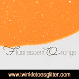 Fluorescent Orange - Ultra Fine Glitter - 1/128