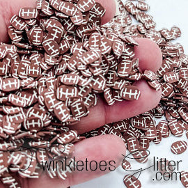 Football Polymer Clay Slices