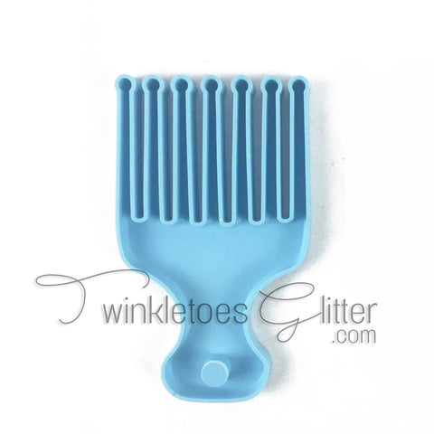Plain Hair Pick and Comb Silicone Molds - Multiple Sizes and Styles