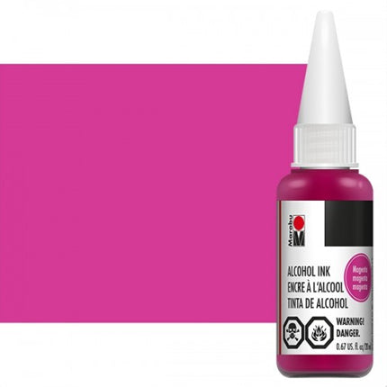 Marabu Alcohol Inks - Magenta - 1/2oz Bottle
