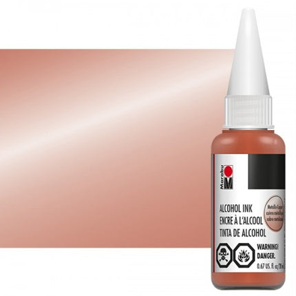Marabu Alcohol Inks - Metallic Copper - 1/2oz Bottle