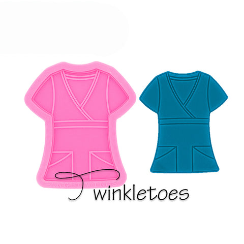 Scrub Top Silicone Mold