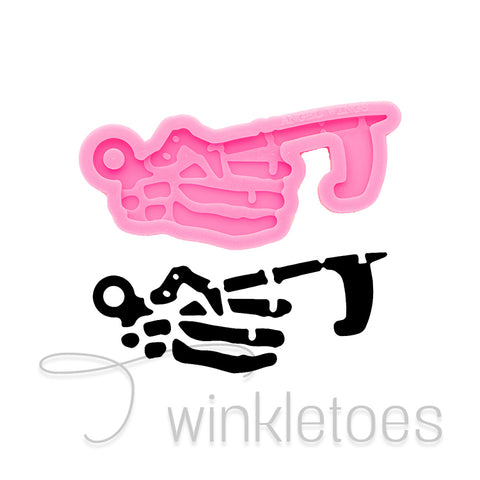 Skeleton Hand No Touch Tool (PINK) Silicone Mold