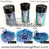 Color Shift Small Chunky - Smurf Berry